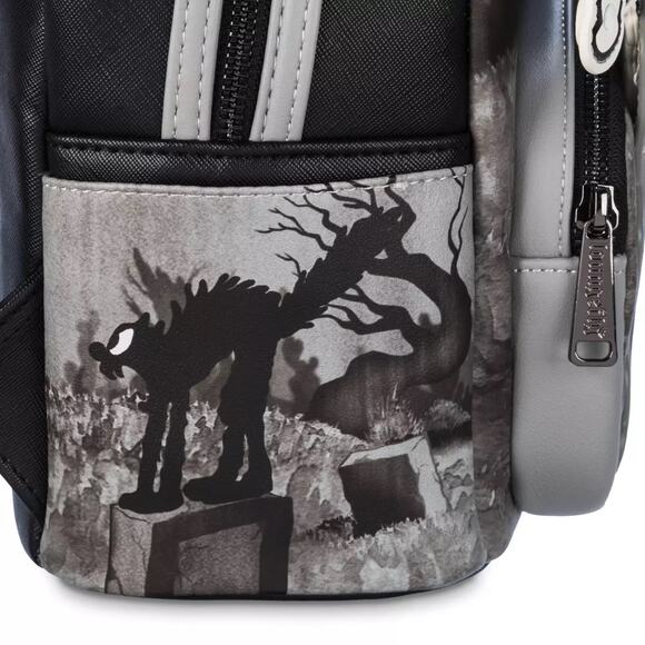 The Skeleton Dance Glow-in-the Dark Loungefly Mini Backpack NWT main image 5